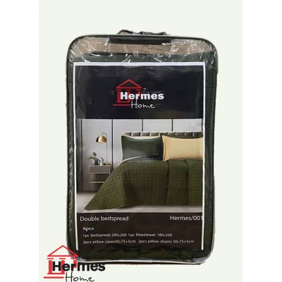 روتختی پنبه دوزی|روتختی پنبه دوزی دونفره هرمس HERMES مدل: 001 HERMES