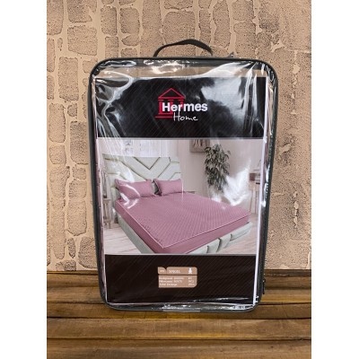 کالای خواب|ملحفه کشدار پنبه دوزی دونفره 180 کینگ هرمس HERMES رنگ: صورتی کالای خواب|ملحفه کشدار پنبه دوزی دونفره 180 کینگ هرمس HERMES رنگ: صورتی