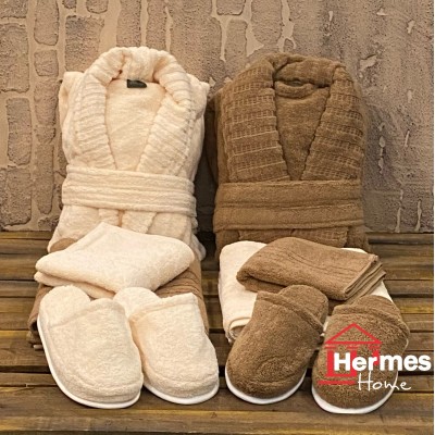 ست حوله (عروس و داماد)|روتختی و کالای خواب هرمس هوم