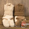 حوله|ست حوله پنبه ژاکارد دونفره مدل: DIMORA (cappuccino krem)