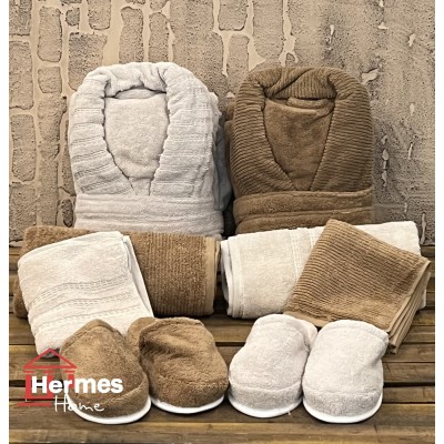 ست حوله (عروس و داماد)|روتختی و کالای خواب هرمس هوم