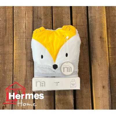 حوله|حوله تن پوش پانچو عروسکی مادرکر MOTHERCARE مدل: YELLOW FOX حوله|حوله تن پوش پانچو عروسکی مادرکر MOTHERCARE مدل: YELLOW FOX
