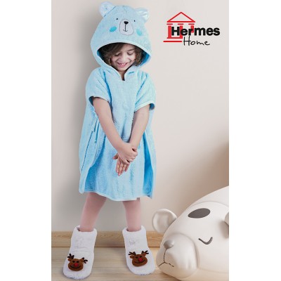 حوله|حوله تن پوش پانچو عروسکی مادرکر MOTHERCARE مدل: BLUE BEAR حوله|حوله تن پوش پانچو عروسکی مادرکر MOTHERCARE مدل: BLUE BEAR
