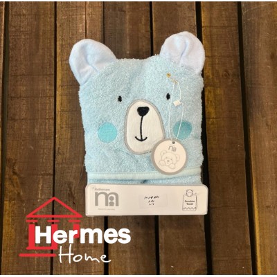 حوله|حوله تن پوش پانچو عروسکی مادرکر MOTHERCARE مدل: BLUE BEAR حوله|حوله تن پوش پانچو عروسکی مادرکر MOTHERCARE مدل: BLUE BEAR