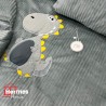کالای خواب|سرویس خواب نوزاد با قنداق مادرکر MOTHERCARE مدل: DINOSAUR GRI