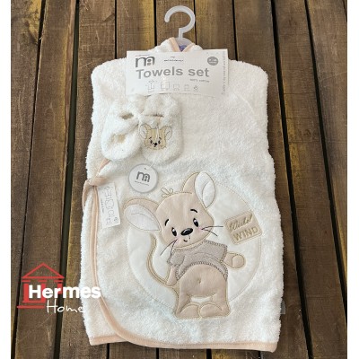 خانه|سرویس حوله نوزادی ۵ تیکه مادرکر MOTHERCARE مدل: MOUSE KREM خانه|سرویس حوله نوزادی ۵ تیکه مادرکر MOTHERCARE مدل: MOUSE KREM