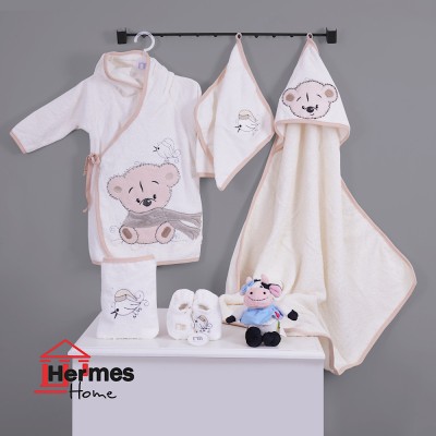 خانه|سرویس حوله نوزادی ۵ تیکه مادرکر MOTHERCARE مدل: SCARF BEAR KREM خانه|سرویس حوله نوزادی ۵ تیکه مادرکر MOTHERCARE مدل: SCARF BEAR KREM