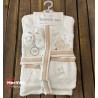 خانه|سرویس حوله نوزادی ۵ تیکه مادرکر MOTHERCARE مدل: BEAR RABBIT KREM