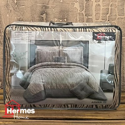 کالای خواب|روتختی شانل دونفره هرمس HERMES مدل: ARNIKA 02 کالای خواب|روتختی شانل دونفره هرمس HERMES مدل: ARNIKA 02