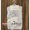 حوله|سرویس حوله نوزادی ۵ تیکه مادرکر MOTHERCARE مدل: SCARF BEAR GRI