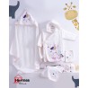 حوله|سرویس حوله نوزادی ۵ تیکه مادرکر MOTHERCARE مدل: UNICORN WHITE