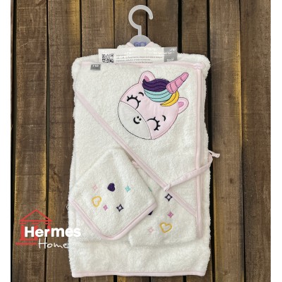 حوله|سرویس حوله نوزادی ۵ تیکه مادرکر MOTHERCARE مدل: UNICORN WHITE حوله|سرویس حوله نوزادی ۵ تیکه مادرکر MOTHERCARE مدل: UNICORN WHITE
