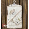 حوله|سرویس حوله نوزادی ۵ تیکه مادرکر MOTHERCARE مدل: LITTLE KING KREM