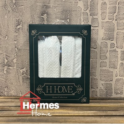 حوله|حوله تن پوش ژاکارد سایز L مدل: CARNA (beyaz)