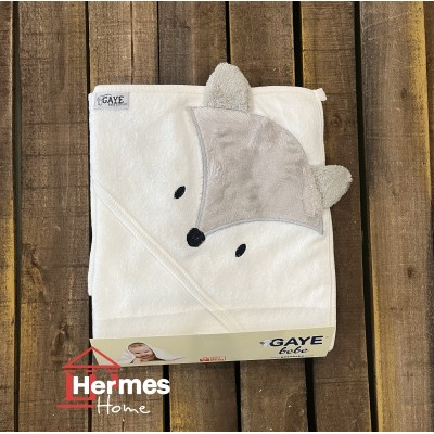 حوله|حوله تک نوزادی گای بیبی GAYE BEBE مدل: FOX HAKI حوله|حوله تک نوزادی گای بیبی GAYE BEBE مدل: FOX HAKI