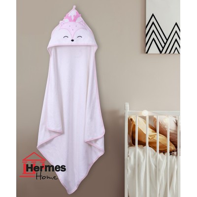 حوله|حوله تک نوزادی گای بیبی GAYE BEBE مدل: FOX PINK حوله|حوله تک نوزادی گای بیبی GAYE BEBE مدل: FOX PINK