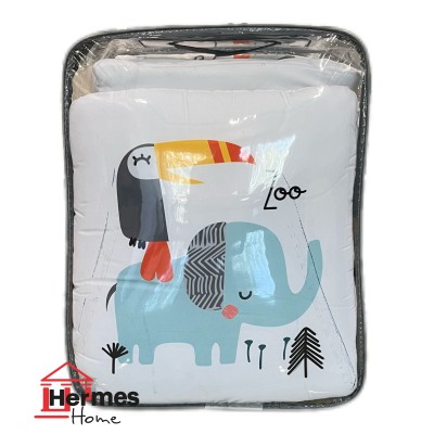 کالای خواب|سرویس خواب نوزاد با قنداق چاپی مادرکر MOTHERCARE مدل: COOL ZOO