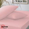 کالای خواب|ملحفه کش دار تشک دونفره 160 کویین هرمس HERMES رنگ: PEMBE