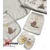 حوله|سرویس حوله نوزادی ۵ تیکه مادرکر MOTHERCARE مدل: CIRCUS KREM