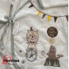 حوله|سرویس حوله نوزادی ۵ تیکه مادرکر MOTHERCARE مدل: CIRCUS KREM