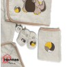 حوله|سرویس حوله نوزادی ۵ تیکه مادرکر MOTHERCARE مدل: DINOASUR KREM