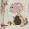 حوله|سرویس حوله نوزادی ۵ تیکه مادرکر MOTHERCARE مدل: DINOASUR KREM
