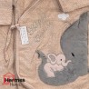 حوله|سرویس حوله نوزادی ۵ تیکه مادرکر MOTHERCARE مدل: HAPPY ELEPHENT NESCAFE