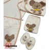 حوله|سرویس حوله نوزادی ۵ تیکه مادرکر MOTHERCARE مدل: KOALA KREM