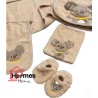 حوله|سرویس حوله نوزادی ۵ تیکه مادرکر MOTHERCARE مدل: KOALA NESCAFE