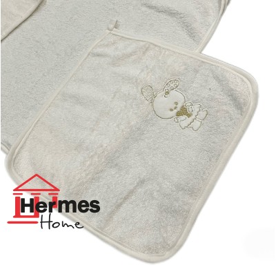 حوله|سرویس حوله نوزادی ۵ تیکه مادرکر MOTHERCARE مدل: RABBIT LUX WHITE حوله|سرویس حوله نوزادی ۵ تیکه مادرکر MOTHERCARE مدل: RABBIT LUX WHITE