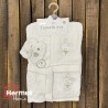 حوله|سرویس حوله نوزادی ۵ تیکه مادرکر MOTHERCARE مدل: RABBIT LUX WHITE