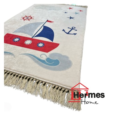 فرشینه و قالیچه|فرشینه چاپی 100x60 مدل: MARINE