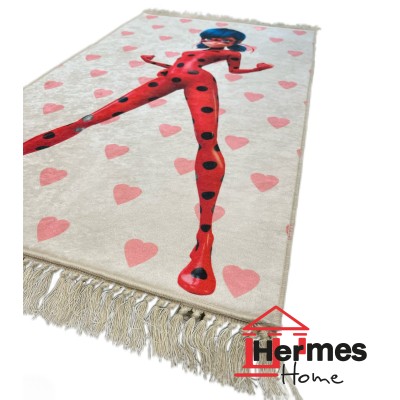 فرشینه و قالیچه|فرشینه چاپی 100x60 مدل: LADYBUG فرشینه و قالیچه|فرشینه چاپی 100x60 مدل: LADYBUG