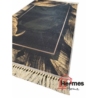 فرشینه و قالیچه|فرشینه چاپی 100x60 مدل: LEAF