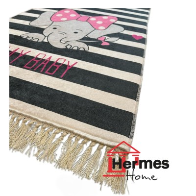 فرشینه و قالیچه|فرشینه چاپی 100x60 مدل: MY BABY