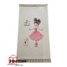 فرشینه و قالیچه|فرشینه چاپی 100x60 مدل: MY LITTEL BALLERINA