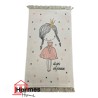 فرشینه و قالیچه|فرشینه چاپی 100x60 مدل: PRINSESS GIRL