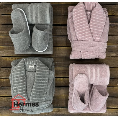 حوله|حوله تن پوش ژاکارد سایز L مدل: (DIMORA (gri