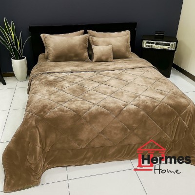 کالای خواب|روتختی مخمل دونفره هرمس HERMES مدل: ROMBOS 004