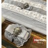 حوله|ست حوله دستی عروس هرمس HERMES رنگ: GRI