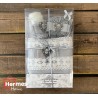 حوله|ست حوله دستی عروس هرمس HERMES رنگ: GRI