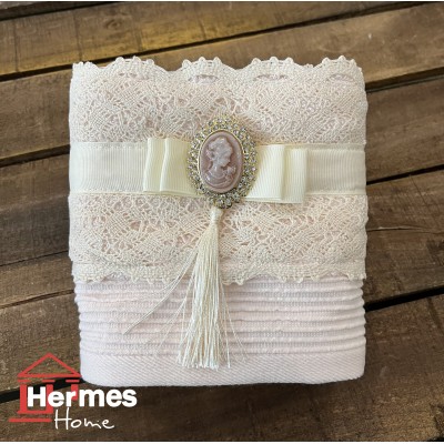 حوله|ست حوله دستی عروس هرمس HERMES رنگ: ACIK PEMBE حوله|ست حوله دستی عروس هرمس HERMES رنگ: ACIK PEMBE