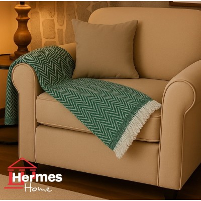 پیکه تک و شال مبل|شال مبل سلونیا ابعاد 170X200 مدل: CLASIC KREM