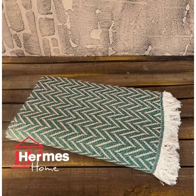 پیکه تک و شال مبل|شال مبل سلونیا ابعاد 170X200 مدل: ZIKZAK YESIL