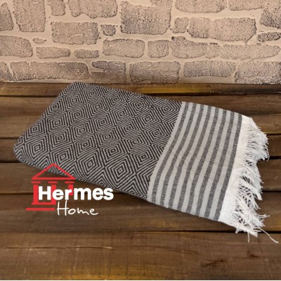 کالای خواب|شال مبل پالاس ابعاد PALAS 170X200 مدل: VERSACH ANTRASIT