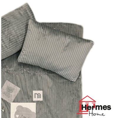 کالای خواب|سرویس خواب نوزاد با قنداق گلدوزی مادرکر MOTHERCARE مدل: MR BEAR GRI