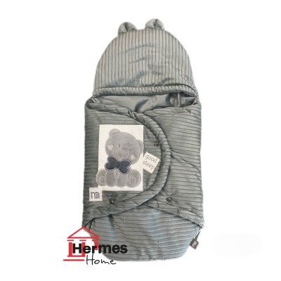 کالای خواب|سرویس خواب نوزاد با قنداق گلدوزی مادرکر MOTHERCARE مدل: MR BEAR GRI