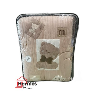 کالای خواب|سرویس خواب نوزاد با قنداق گلدوزی مادرکر MOTHERCARE مدل: MR BEAR NESCAFE