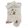 کالای خواب|سرویس خواب نوزاد با قنداق گلدوزی مادرکر MOTHERCARE مدل: MR BEAR BEYAZ