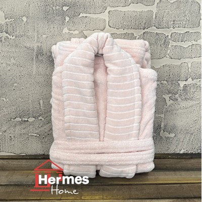 حوله|حوله تن پوش ژاکارد سایز L مدل: (ZEBRA (pembe